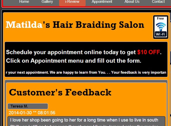 Mathilda African Hair Braiding - Philadelphia, PA