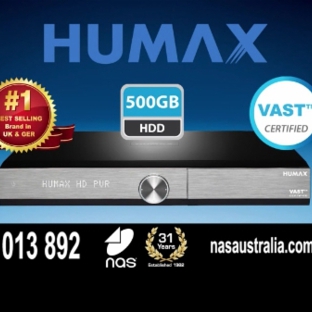 NAS Australia - Newstead, QLD. Humax VAST Satellite Recorder