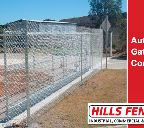 Hills Fencing Pty Ltd - Slacks Creek, QLD. Automatic Gates - Commercial