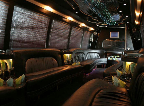 Price 4 Limo & Party Bus, Charter Bus. limo buses interior