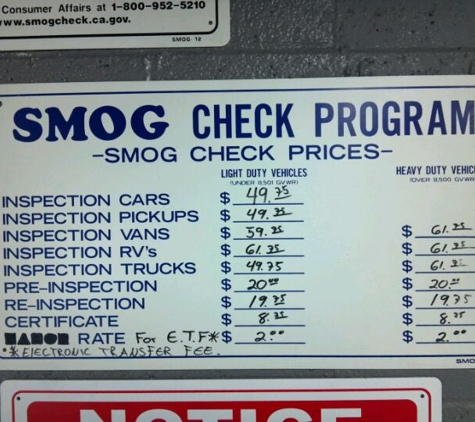 A & E Smog Test Center Only - Winnetka, CA