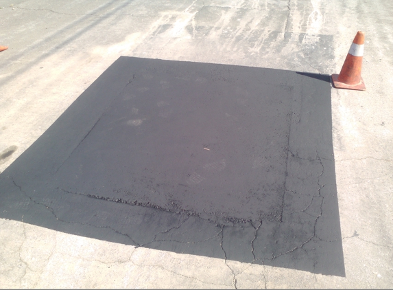 Ehret Co. Plumbing & Heating - Berkeley, CA. sewer completed and patched with concrete.