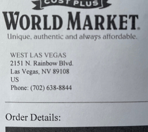 World Market - Las Vegas, NV