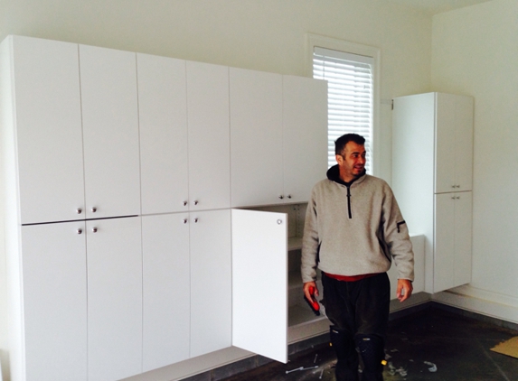 Closet Rejuvenation. Garage cabinets