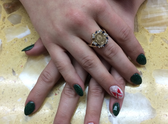 CV Nail and Spa - Colleyville, TX. Christmas nails