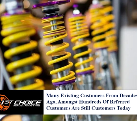 1st Choice Mechanical Repairs - Wollongong, NSW. Many Existing Customers From Decades Ago, Amongst Hundreds Of Referred Customers Are Still Customers Today