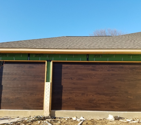 Superior Overhead Door - Broken Arrow, OK. Walnut Plank Door