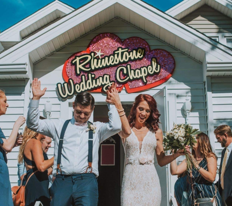 The Rhinestone Wedding Chapel - Nashville, TN. Congratulations Nikki & Michael Just Married at our Destination Wedding Chapel in Nashville