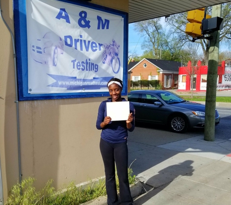 A&M Driver Testing - Detroit, MI. Congratulations new driver!