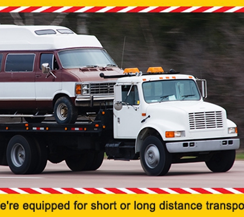 T & M Auto Repairs. We’re equipped for short or long distance transport.