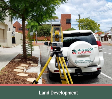 McGregor Surveys Pty Ltd - West Perth, WA. Land Development