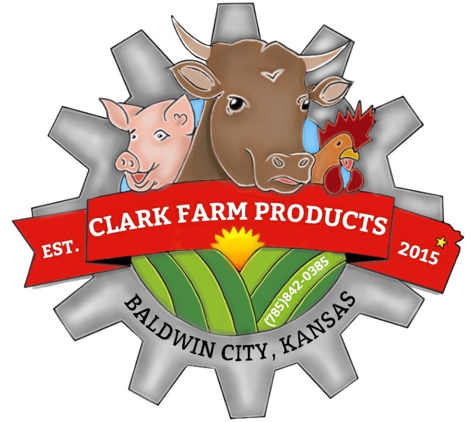 Clark Farm Products - Baldwin City, KS. Clark Farm Products 1st Logo