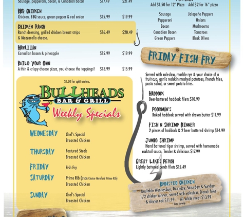 Bullheads Bar & Grill Restaurant - Stevens Point, WI