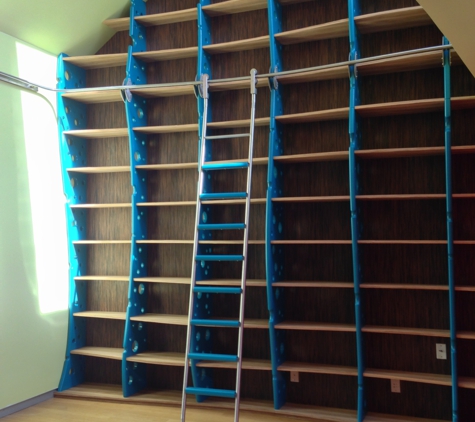 Nathan Hunter Design, LLC - Bloomington, IN. Library Wall Bookshelf