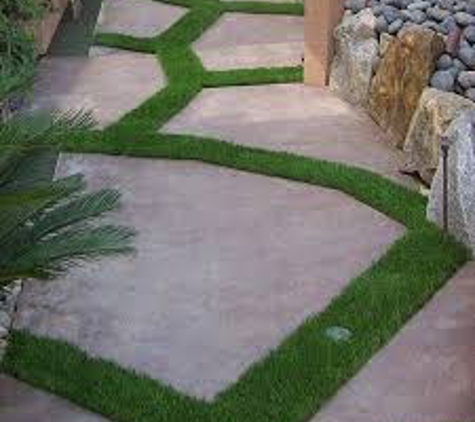 Fake Lawn Guy - Port Charlotte, FL. Install 5
 ( Grass Grouting )