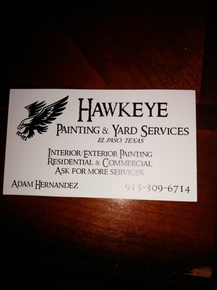 Hawkeye painting service - El paso, TX. Give us a call asap for job well done the first Time