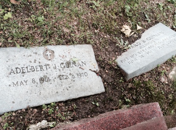 Calvary Cemetery - Springfield, IL. Theses are the headstones we talked about. Thank you Gary Guinan