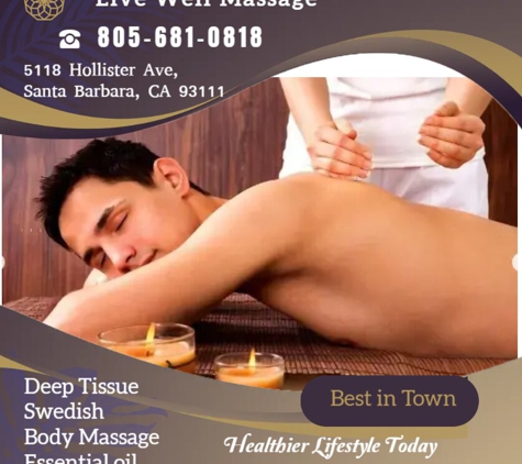 Live Well Massage - Santa Barbara, CA