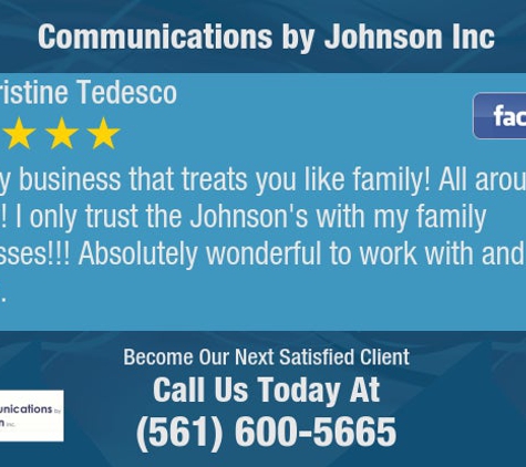 Communications By Johnson Inc - Riviera Beach, FL