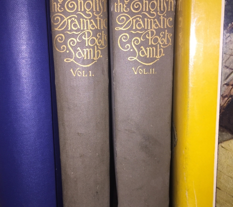 Classic Book Shop The - Royal Oak, MI. A 2 volume set of Lamb's Specimens of English Dramatic Poets - $10!!!! A little beat up, but complete. Quite a find for the price.