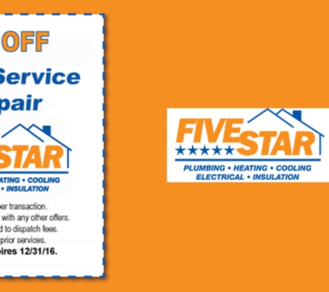 Five Star Plumbing Heating Cooling - Greer, SC