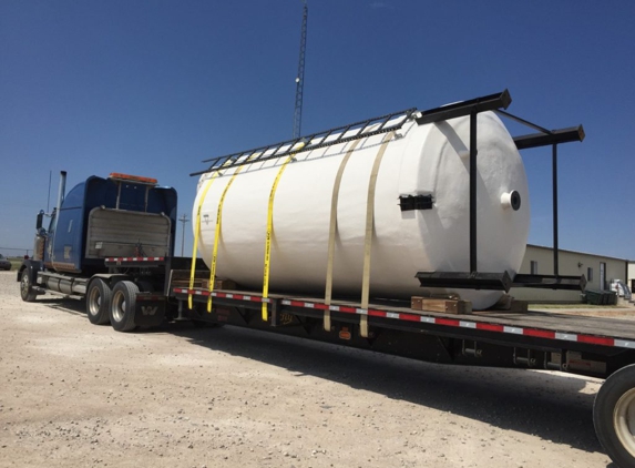 Tanksystems - Houston, TX. 20,000 Gallon Dish Bottom FRP