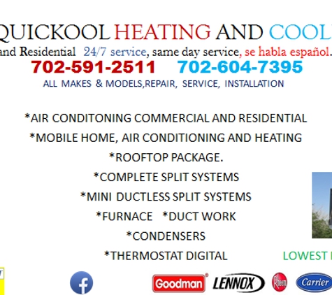 A-1 Quickcool Heating & Cooling - Las Vegas, NV