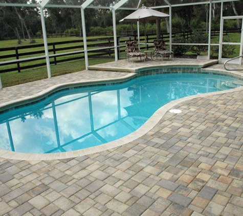 Bill Jacobsen Concrete and Bobcat Services - Port Charlotte, FL. Paver Pool Deck