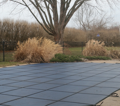 S & R Pools, LLC - Bristol, PA. Smartmesh safety cover install