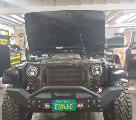 Xtreme AutoSports - Canyon Country, CA. (AFTER) 2016 JEEP WRANGLER CUSTOM FRONT BUMPER