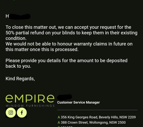 Empire Window Furnishings - Beverly Hills, NSW