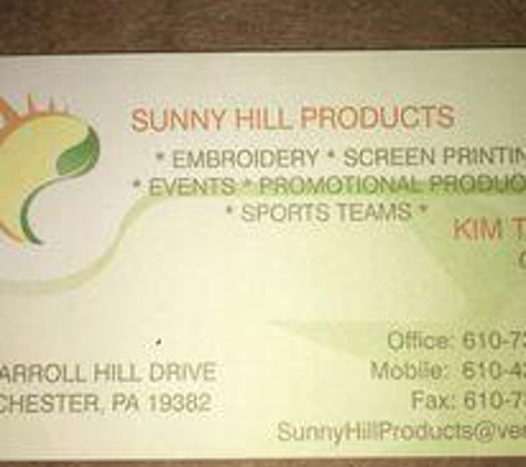 Sunny Hill Products - Exton, PA