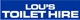 Lou's Toilet Hire - Portable Toilets