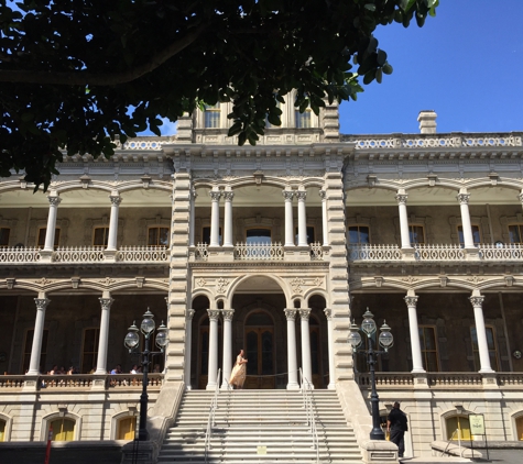 Iolani Palace - Honolulu, HI. Back side of the palace