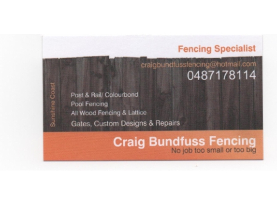 Craig Bundfuss Fencing - Tinbeerwah, QLD