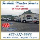 Foothills Wrecker Service