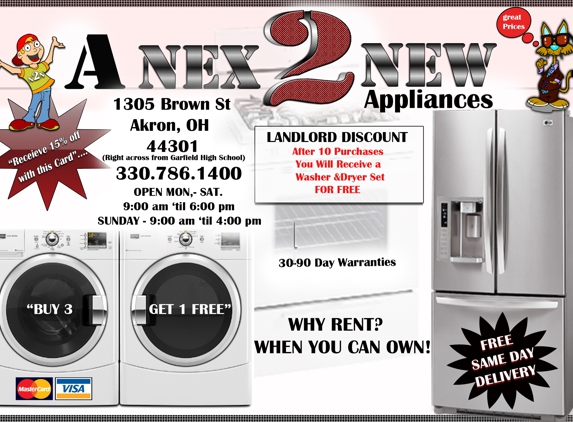 A Nex 2 New Appliance - Akron, OH