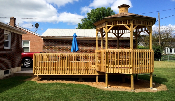 Install America - Mohnton, PA. Gazebo deck full view.