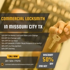 Commercial Locksmith Missouri City TX