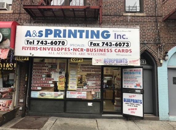 A&S Printing Inc., - Brooklyn, NY