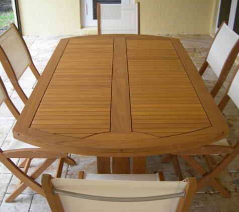 Teak Furniture Refinishing - Delray Beach, FL