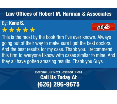 Law Offices of Robert M. Harman & Associates - Pasadena, CA