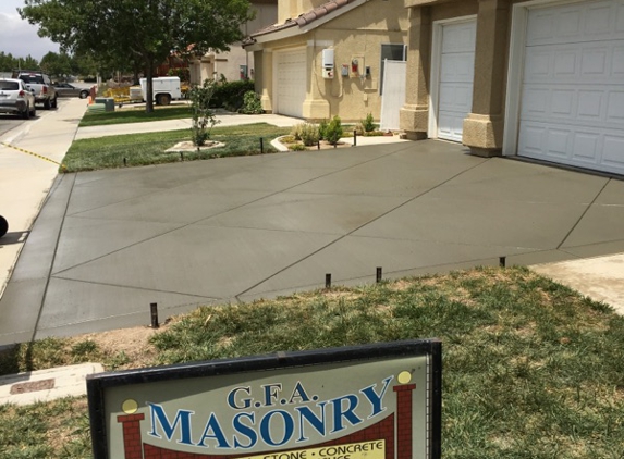 GFA Masonry and Concrete - Palmdale, CA