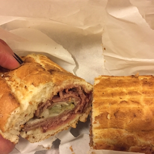 Potbelly Sandwich Works - New York, NY. original roast beef and provolone. yum!