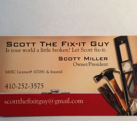 Scott The Fix-It Guy - Lutherville Timonium, MD