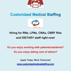 Customized Medical Staffing