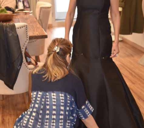 Sokayri Atelier and Boutique, Custom, Tailored and Ready-to-Wear Special Occasion and Bridal - Darien, CT. Special event gown in a fabric of your choice, made to fit perfectly