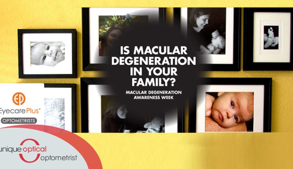 Unique Optical Optometrist - Griffith, ACT. Macular Degeneration Awareness Week - 22 To 28 May 2016