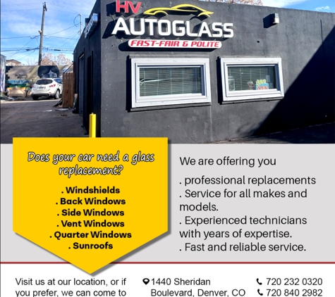 HV Auto Glass - Arvada, CO