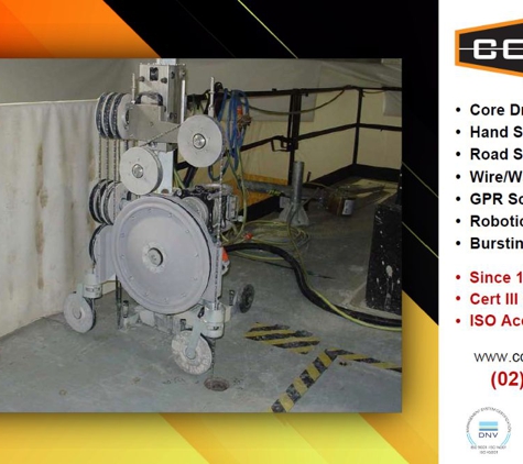 Concut (NSW) Pty Ltd - Seven Hills, NSW. Wire Sawing